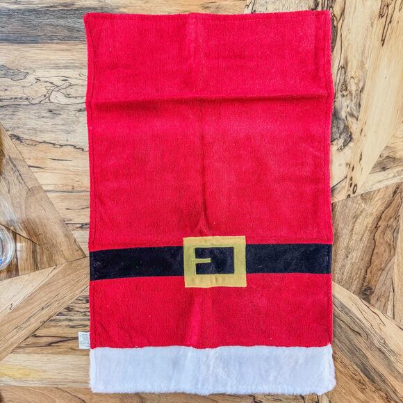 Santa Clause Belt Themed Hand Towels, Christmas Holiday Decor, Set of 2, NWT - Picture 3 of 5